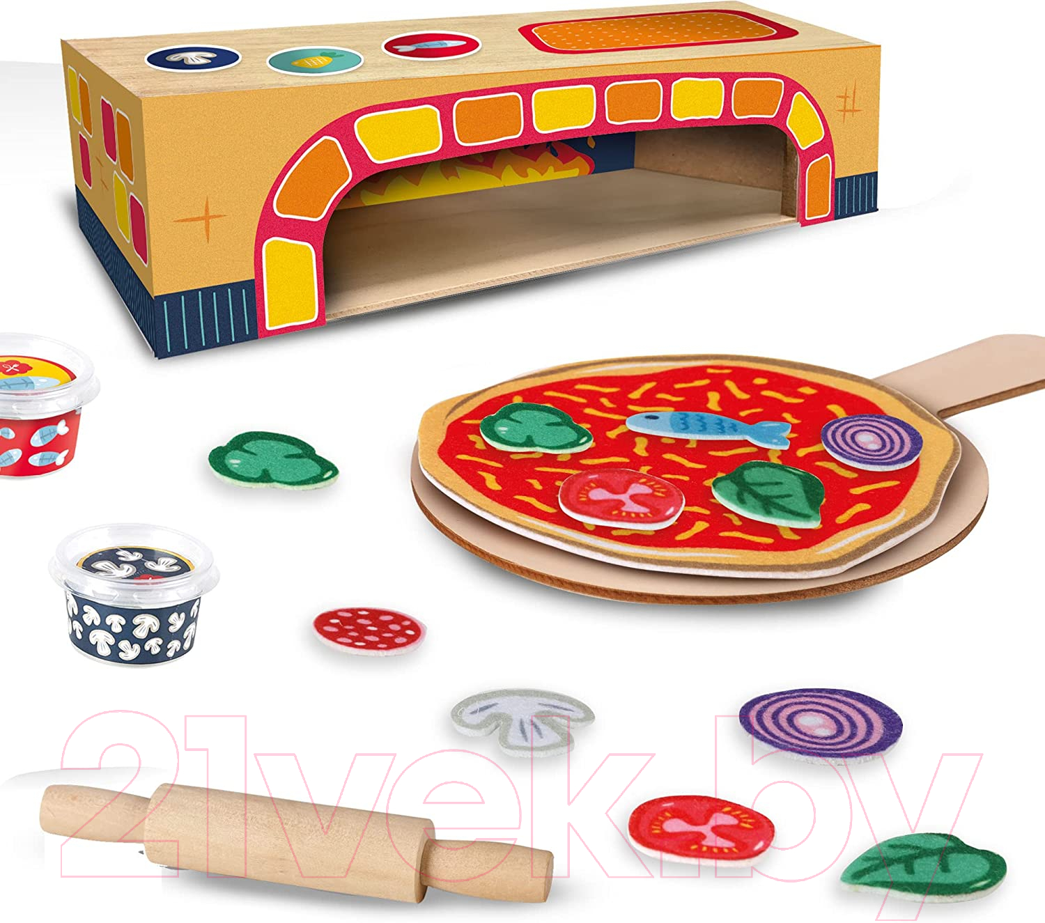 Набор игрушечной посуды SES Creative Petits Pretenders Выпекаем пиццу в печи / 18016