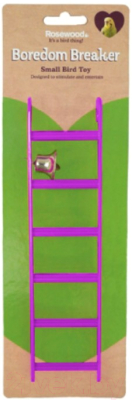 Игрушка для птиц Rosewood Лесенка с колокольчиком / 22061/Purple/RW (фиолетовый)