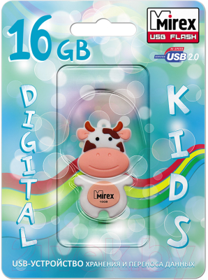 Usb flash накопитель Mirex Cow Peach 16GB (13600-KIDCWP16)