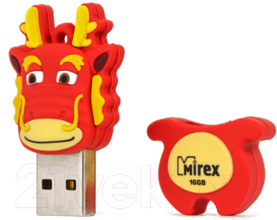 Usb flash накопитель Mirex Dragon Red 16GB (13600-KIDDAR16)