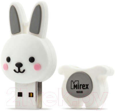Usb flash накопитель Mirex Rabbit Grey 16GB (13600-KIDRBG16)