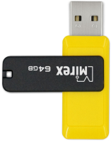 Usb flash накопитель Mirex City Yellow 64GB (13600-FMUCYL64) - 