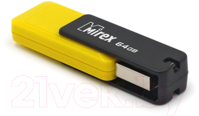 Usb flash накопитель Mirex City Yellow 64GB (13600-FMUCYL64)