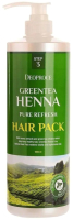 Маска для волос Deoproce Green Tea Henna Pure Refresh (1л) - 