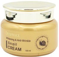 Крем для лица Deoproce Whitening & Anti-Wrinkle Snail Cream (100мл) - 