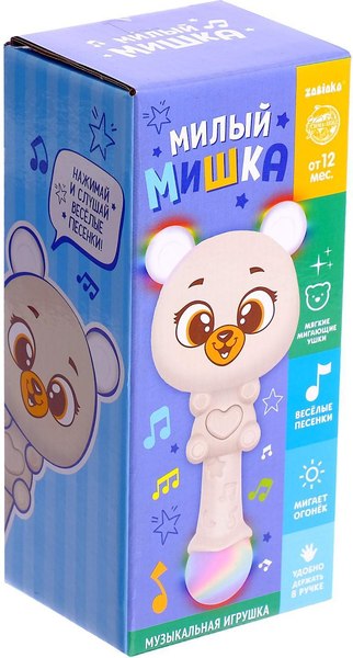 Развивающая игрушка Zabiaka Милый мишка / 6755763