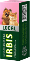 Средство для ухода за глазами животных IRBIS Local для кошек и собак (15мл) - 