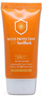 Крем солнцезащитный 3W Clinic Multi Protection UV Sun Block (70мл)