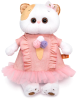 

Мягкая игрушка Budi Basa, Кошечка Ли-Ли в платье с мороженым / LK27-087