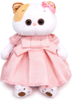 Мягкая игрушка Budi Basa Кошечка Ли-Ли в розовом платье с люрексом / LK27-092 - 