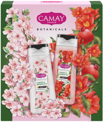 Набор гелей для душа Camay Botanicals (2x250мл)