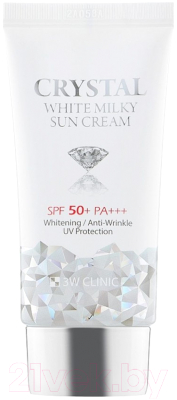 Крем солнцезащитный 3W Clinic Crystal White Milky Sun Cream (50мл)