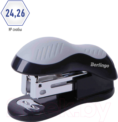 Степлер Berlingo Office Soft / H15001 (черный)