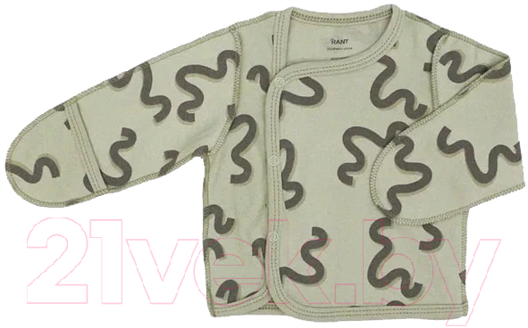 Распашонка Rant Hugs And Kisses / HK_PG54-56 (pattern Green, р.56)