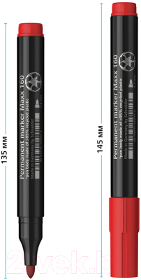 Маркер перманентный Schneider Maxx 160 / 116002 (красный)