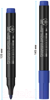 Маркер перманентный Schneider Maxx 160 / 116003 (синий)
