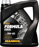 Моторное масло Mannol Formula Excel 5W40 SN / MN7923-5 (5л) - 