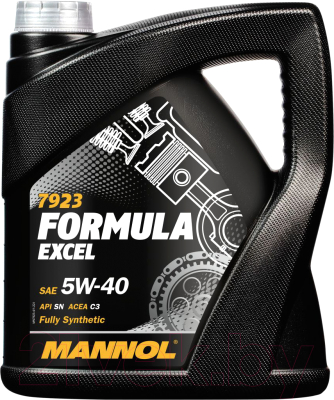 Моторное масло Mannol Formula Excel 5W40 SN / MN7923-5 (5л)