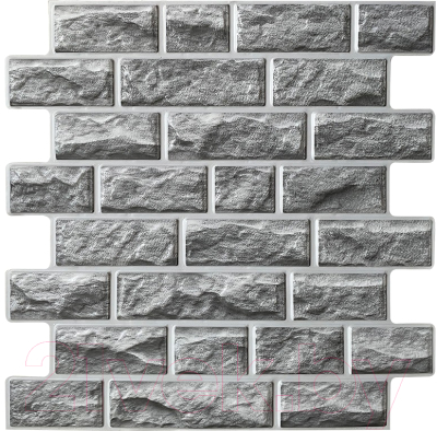 Панель ПВХ Grace Самоклеящаяся Камень Мергель серый (468x473мм)