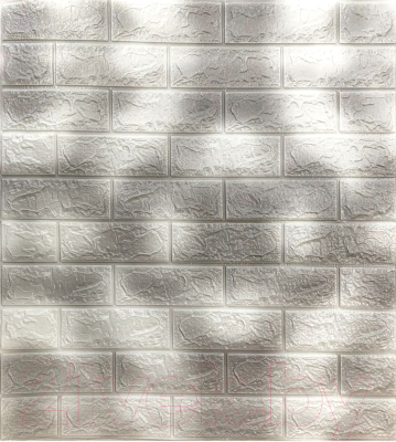 Панель ПВХ Grace Самоклеящаяся Дымчатый кирпич (700x770x4мм)