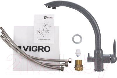 Смеситель Vigro VG907 (темно-серый)