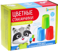 

Развивающая игра Zabiaka, Цветные стаканчики / 5221206