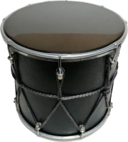 Бас-барабан Мастерская Бехтеревых BK-10Blmv (черный матовый) - 