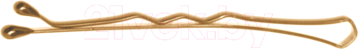 Набор заколок-невидимок для волос Dewal SLN40V-5/60 (60шт, золото)