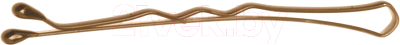 Набор заколок-невидимок для волос Dewal SLN40V-3/60 (60шт, коричневый)