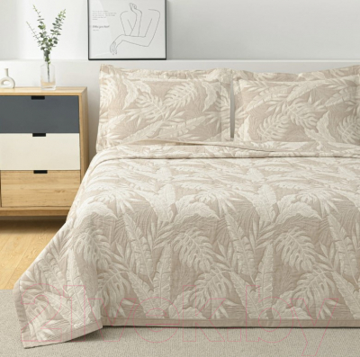 Набор текстиля для спальни Arya Tropic / 8680943102799 (бежевый)