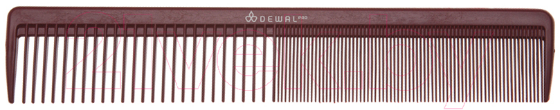 Расческа Dewal Carbon Bordo CO-6039-CBN комбинированная