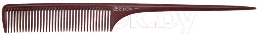 Расческа Dewal Carbon Bordo CO-6101-CBN с пластиковым хвостиком