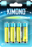Комплект батареек Kimono R06/BL4 AA 1.5В - 