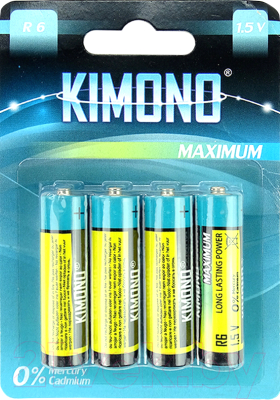 Комплект батареек Kimono R06/BL4 AA 1.5В