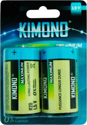 Комплект батареек Kimono R20/BL2 D 1.5