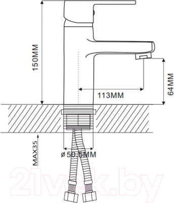 Смеситель Ekko E10072