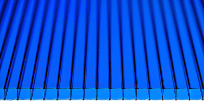 Сотовый поликарбонат Ultramarin 6000x2100x4мм (синий)