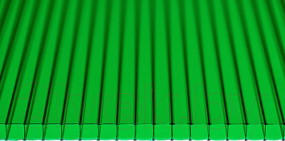 Сотовый поликарбонат Ultramarin 6000x2100x6мм (зеленый)