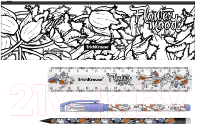 Набор канцелярский Erich Krause Tulips / 55251