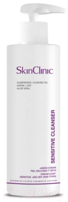 Мыло для умывания SkinClinic Sensitive Cleanser Кремовое с Алоэ-Вера и Овсяными хлопьями (250мл)