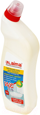 Чистящее средство для унитаза Laima Professional Лимон гель (750г)