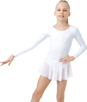 Купальник для художественной гимнастики Grace Dance 2620698 (р-р 30, белый) - 