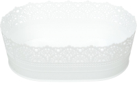 Конфетница Idea Ажур М1190 (белый)