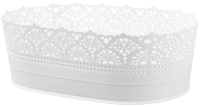 Конфетница Idea Ажур М1191 (белый)