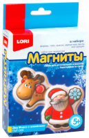 

Набор для творчества, Магниты из гипса. Дед Мороз с олененком / Пз/Г-009