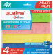 Набор салфеток хозяйственных Laima Multi Pack Pro Colour 40 / 607793 (4шт) - 