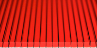 Сотовый поликарбонат Сибирские теплицы 6000x2100x4мм (красный) - 