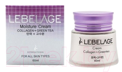 Крем для лица Lebelage Collagen + Green Tea Moisture Cream (60мл)