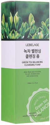 Пенка для умывания Lebelage Green Tea Balancing Cleansing Foam (180мл)
