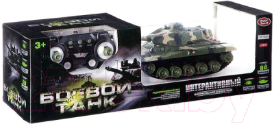 Игрушка на пульте управления Play Smart Боевой танк / М85892 (зеленый хаки)